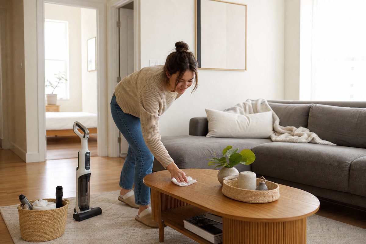 Миф: влажная и сухая уборка квартиры = целые выходные. Можно короче